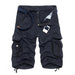 VP77 Camo Cargo Shorts - Indigo-Temple