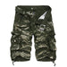 VP77 Camo Cargo Shorts - Indigo-Temple