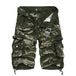 VP77 Camo Cargo Shorts - Indigo-Temple