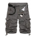 VP77 Camo Cargo Shorts - Indigo-Temple
