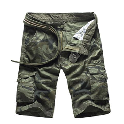 VP77 Camo Cargo Shorts - Indigo-Temple