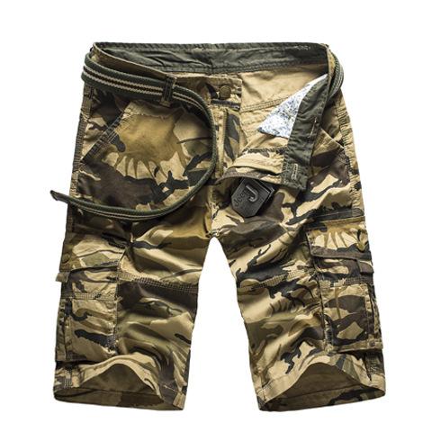 VP77 Camo Cargo Shorts - Indigo-Temple