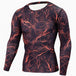 Military Quick Dry Camo Long Sleeve T-Shirt - Indigo-Temple