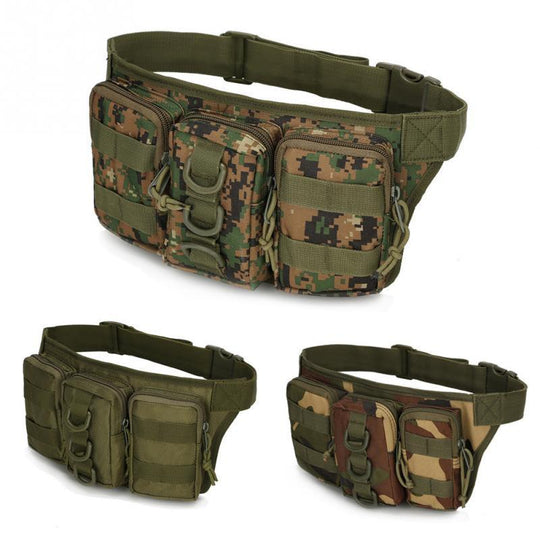 Multifunction Military Waist Bag - Indigo-Temple