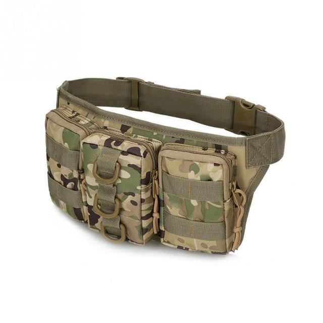 Multifunction Military Waist Bag - Indigo-Temple