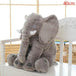 LARGE PLUSH ELEPHANT SLEEPING PILLOW - Indigo-Temple