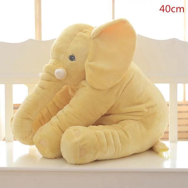 LARGE PLUSH ELEPHANT SLEEPING PILLOW - Indigo-Temple