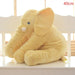 LARGE PLUSH ELEPHANT SLEEPING PILLOW - Indigo-Temple