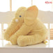 LARGE PLUSH ELEPHANT SLEEPING PILLOW - Indigo-Temple