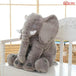 LARGE PLUSH ELEPHANT SLEEPING PILLOW - Indigo-Temple