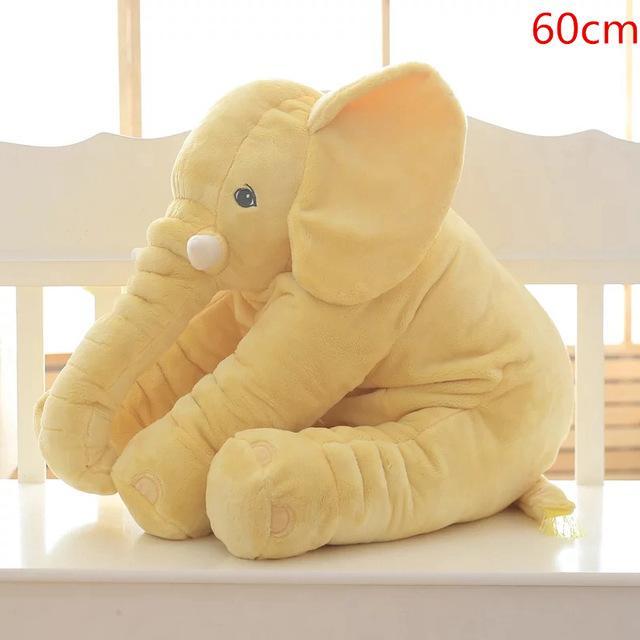LARGE PLUSH ELEPHANT SLEEPING PILLOW - Indigo-Temple