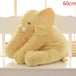 LARGE PLUSH ELEPHANT SLEEPING PILLOW - Indigo-Temple