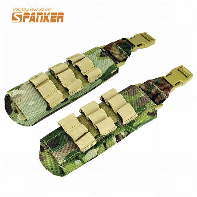 Tactical Molle Shoulder Strap Pad - Indigo-Temple