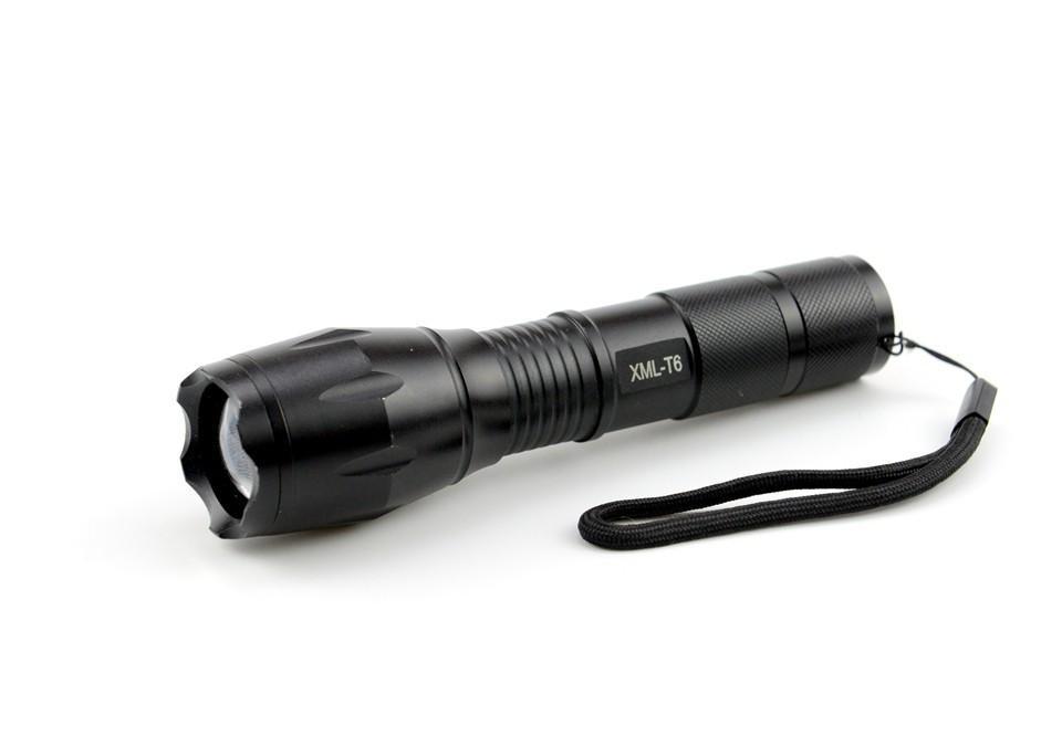 T6 3800LM ZOOMABLE LED FLASHLIGHT - Indigo-Temple