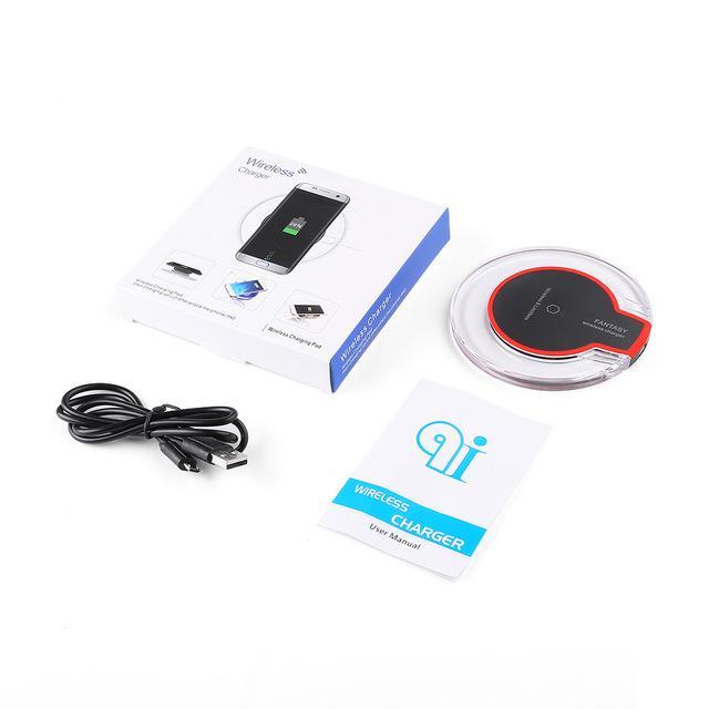 Universal Qi Wireless Charging Pad + Receiver - Indigo-Temple