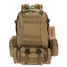 3 in 1  Military Tactical Molle Backpack - Indigo-Temple