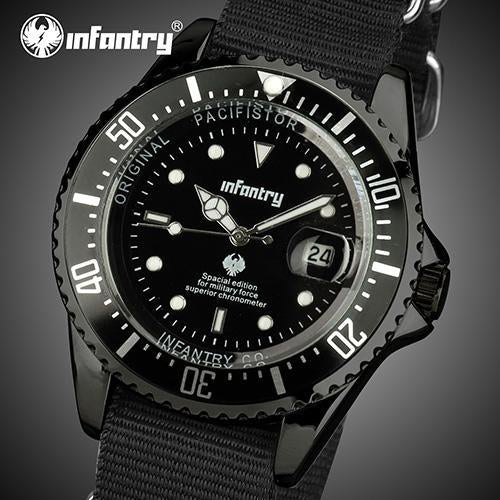 INFANTRY™ "COMMANDER" Army Watch - Indigo-Temple
