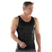 Men's Body Slimming Under-Vest - Indigo-Temple