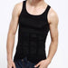 Men's Body Slimming Under-Vest - Indigo-Temple