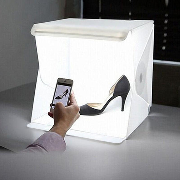 PORTABLE LED STUDIO PHOTO BOX - Indigo-Temple