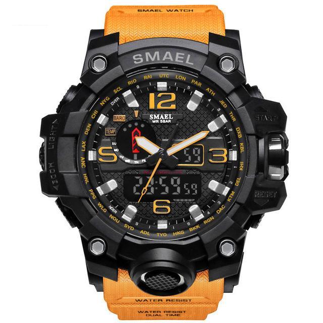 ZR - 660 SMAEL™ Waterproof & Shockproof Tactical Watch - Indigo-Temple