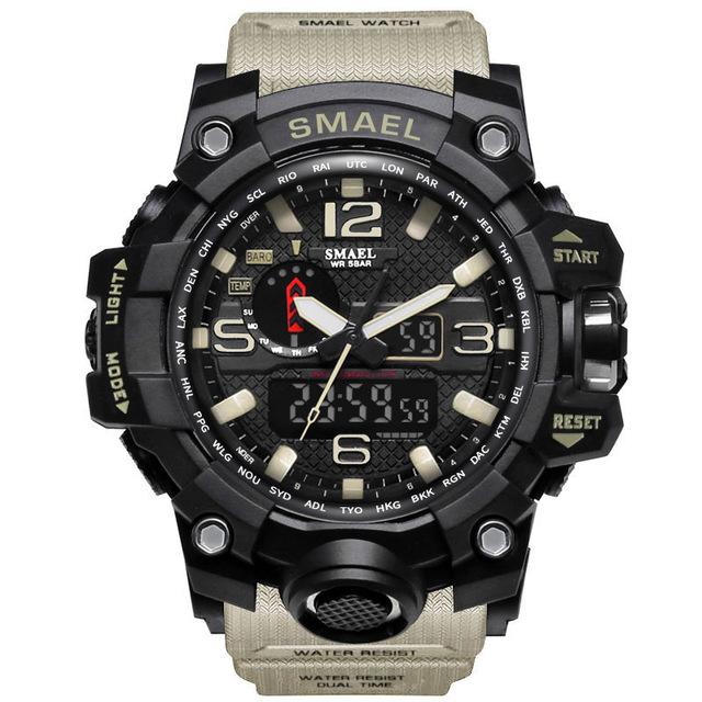 ZR - 660 SMAEL™ Waterproof & Shockproof Tactical Watch - Indigo-Temple