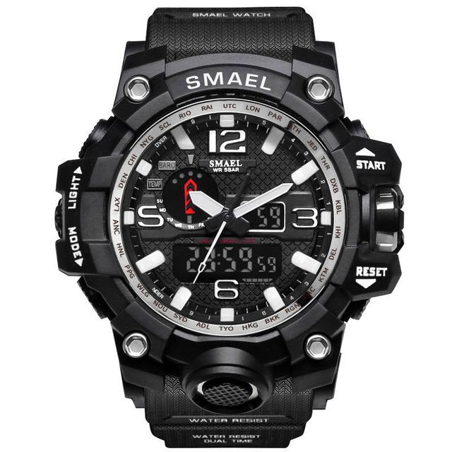 ZR - 660 SMAEL™ Waterproof & Shockproof Tactical Watch - Indigo-Temple