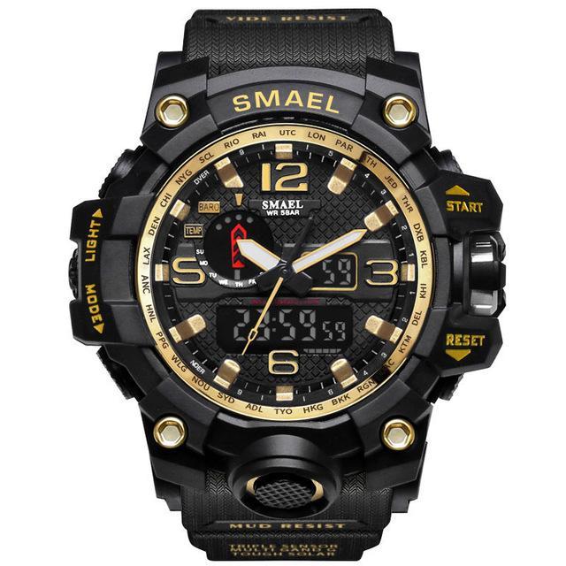 ZR - 660 SMAEL™ Waterproof & Shockproof Tactical Watch - Indigo-Temple