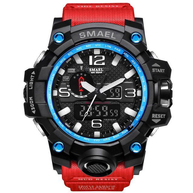 ZR - 660 SMAEL™ Waterproof & Shockproof Tactical Watch - Indigo-Temple