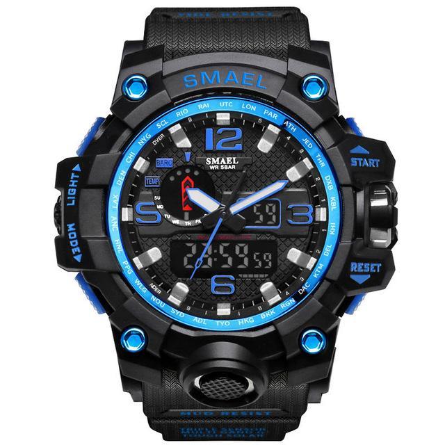 ZR - 660 SMAEL™ Waterproof & Shockproof Tactical Watch - Indigo-Temple