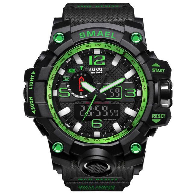 ZR - 660 SMAEL™ Waterproof & Shockproof Tactical Watch - Indigo-Temple