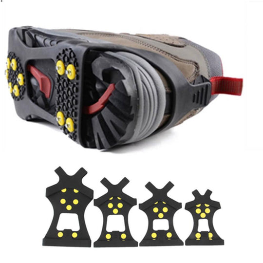Ice & Snow Anti-Skid Shoe Spikes - Indigo-Temple