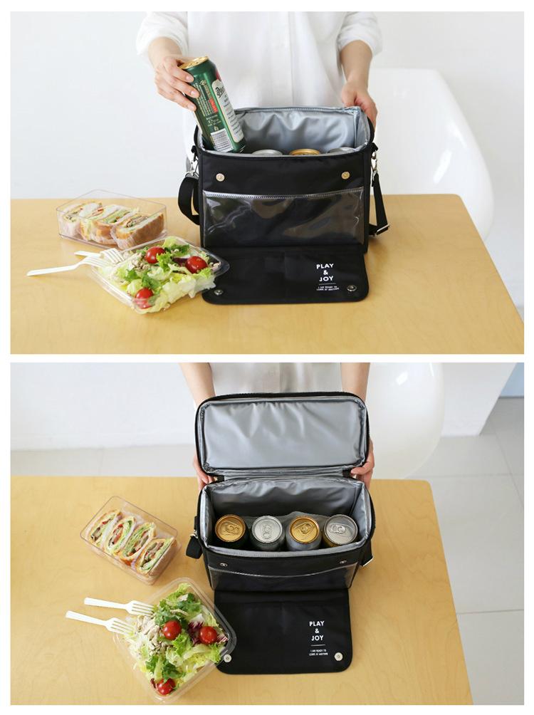 Multi Pocket Car Organizer Cooler Bag - Indigo-Temple