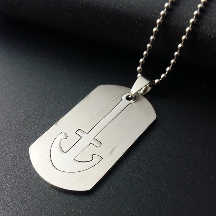 Marinman -Anchor Necklace - Indigo-Temple