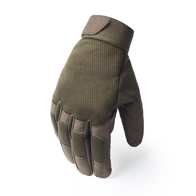 Premium Breathable Tactical Full Finger Gloves - Indigo-Temple