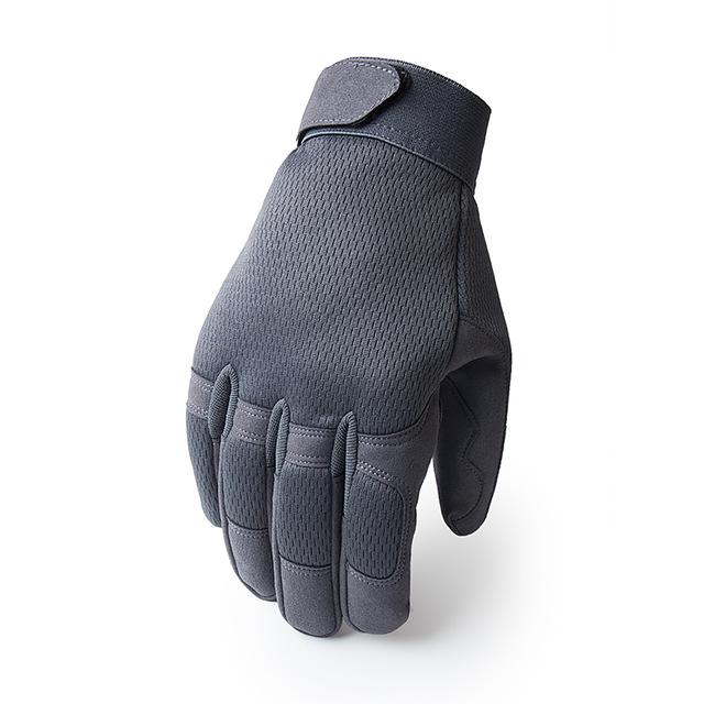 Premium Breathable Tactical Full Finger Gloves - Indigo-Temple