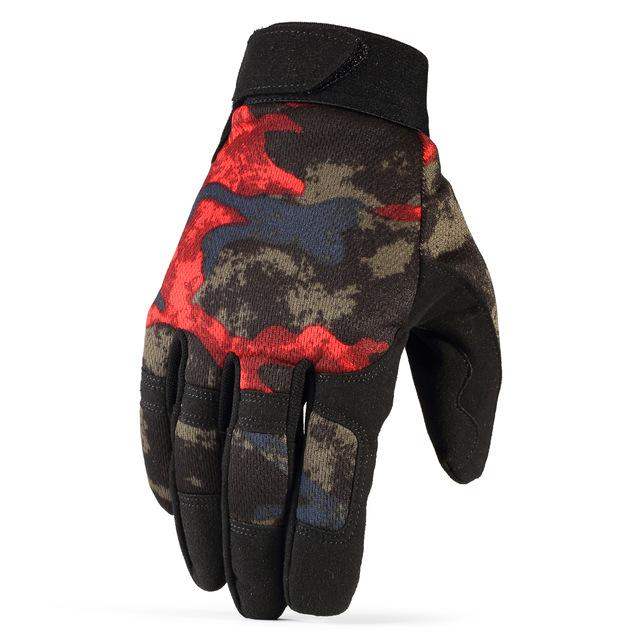 Premium Breathable Tactical Full Finger Gloves - Indigo-Temple