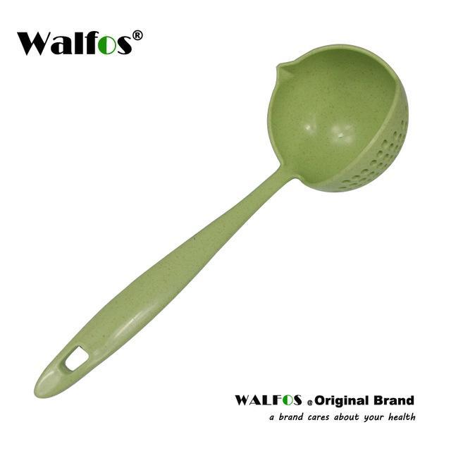 2 in 1 Long Handle Soup Filter-Spoon - Indigo-Temple