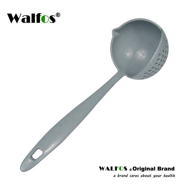 2 in 1 Long Handle Soup Filter-Spoon - Indigo-Temple