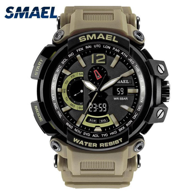 XI - 330 SMAEL™ Waterproof & Shockproof  Tactical Watch - Indigo-Temple