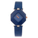 Glamorous Geometric Gem-Cut Women's Watch - Indigo-Temple