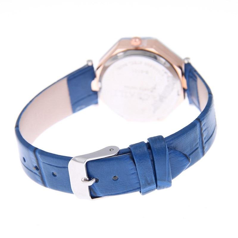Glamorous Geometric Gem-Cut Women's Watch - Indigo-Temple
