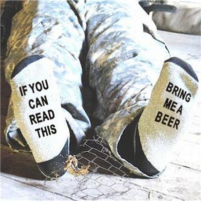 Funny Creative Unisex Socks (Wine/Beer/Coffee) - Indigo-Temple