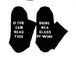 Funny Creative Unisex Socks (Wine/Beer/Coffee) - Indigo-Temple