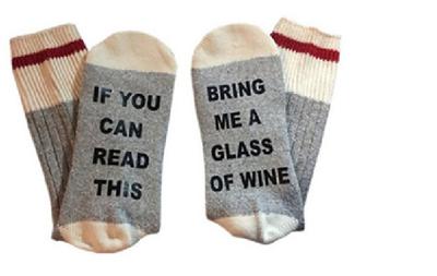 Funny Creative Unisex Socks (Wine/Beer/Coffee) - Indigo-Temple