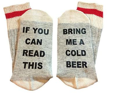 Funny Creative Unisex Socks (Wine/Beer/Coffee) - Indigo-Temple