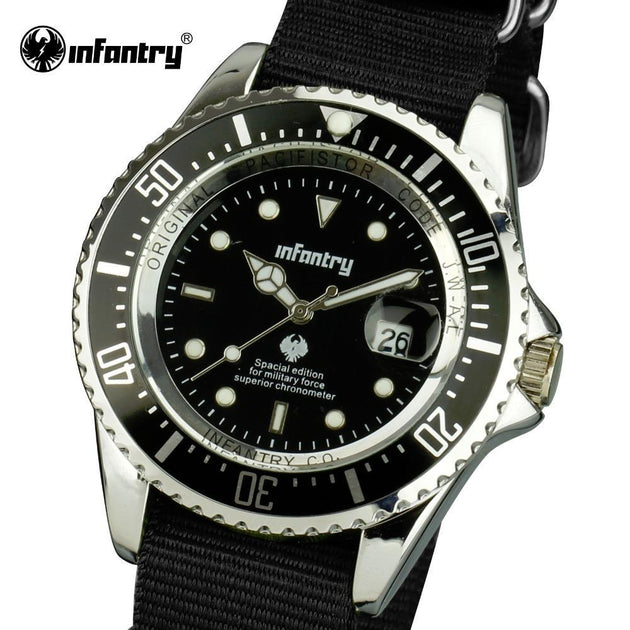 INFANTRY™ "COMMANDER" Army Watch - Indigo-Temple