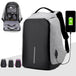 Premium USB Charge Anti Theft Backpack - Indigo-Temple