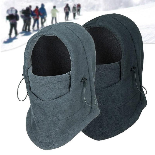 THERMAL FLEECE FACE MASK - Indigo-Temple