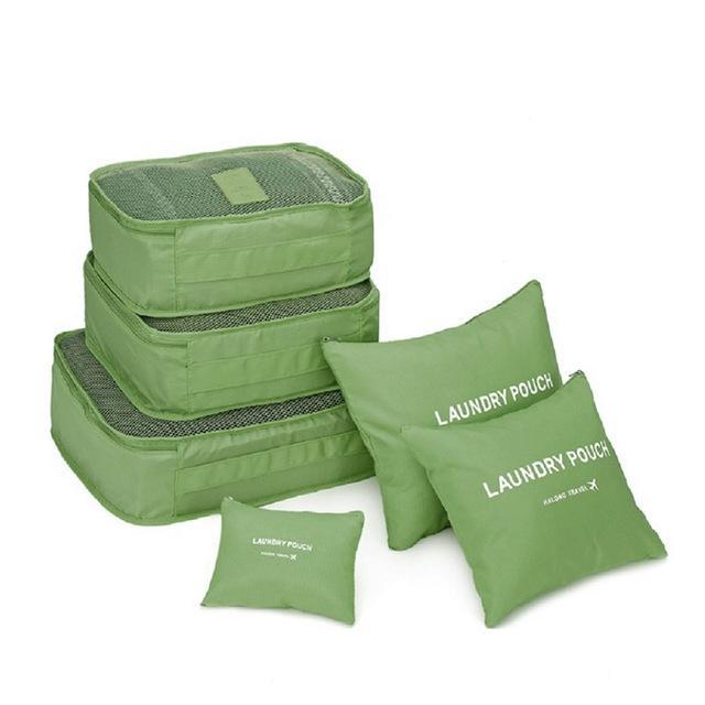 Indigo™ Travel Cubes - Perfect Luggage Organizer (6 PCS) - Indigo-Temple